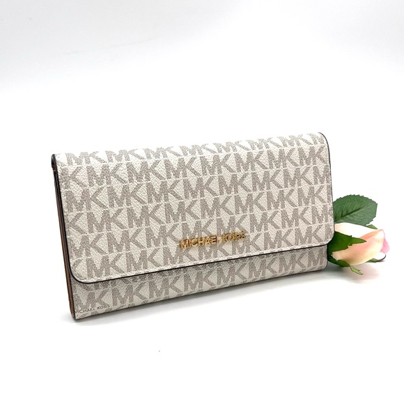 Michael Kors Large Trifold Wallet - Picture 1 of 7